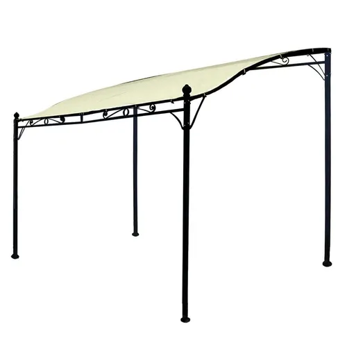 Anbaupavillon Mantova 300 x 250 cm - Pavillon- & Pergolateile mit witterungsbeständigem, wasserdichtem Polyester und robustem Stahlgestell – idealer Schutz vor Sonne und Regen für Ihre Terrasse.