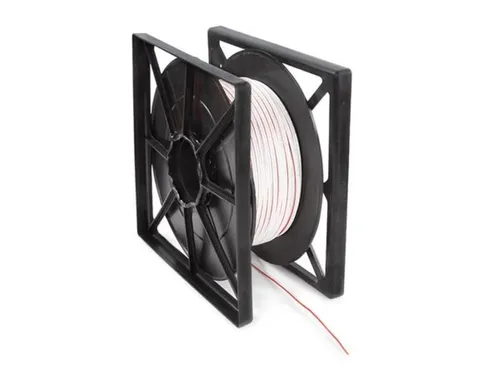 HQ POWER Lautsprecherkabel - Weiß - 2 x 0.75 mm² - 100 m - HiFi-Kabel mit OFC-Technologie für hohe Qualität, hervorragende Leitfähigkeit und Flexibilität – ideal für präzise Audioübertragung, beliebt bei Sound Engineers.