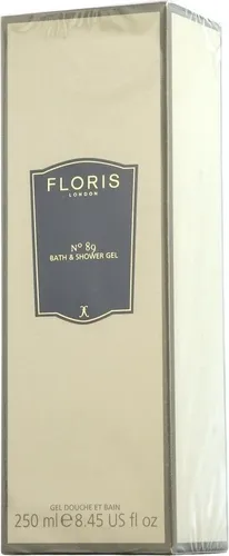 Floris No. 89 - Moisturising Bath & Shower Gel 250ml - Duschlotionen & Duschgels, pflegendes Gel mit luxuriösem Duft für ein erfrischendes Duscherlebnis.