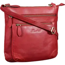 Benthill Umhängetasche Damen Leder - Elegante Schultertasche aus hochwertigem Rindsleder in Rot - Die Benthill Umhängetasche verbindet stilvolles Design mit Funktionalität. Aus robustem Rindsleder gefertigt, bietet sie viel Platz für Ihre Essentials und ist der perfekte Begleiter für jeden Tag.