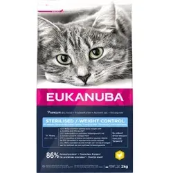 Eukanuba Adult Sterilised/Weight Control Huhn Katzenfutter 2 kg
