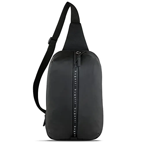bugatti Blanc DeLight Cross-Body-Bag - Robuste Umhängetasche für Herren - Tagesrucksäcke mit viel Platz (18 x 10 x 31 cm), ideal für den Alltag. Abwaschbares Material aus Tarpaulin & Nylon, Diebstahlschutz und verstellbarer Schulterriemen bieten zusätzlichen Komfort.