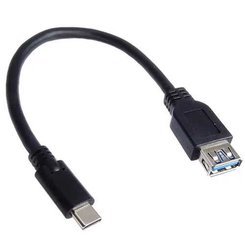 USB 3.1 Adapterkabel | USB Typ C St. auf USB A 3.0 Bu. | bis zu 5 Gbit/s | 20cm