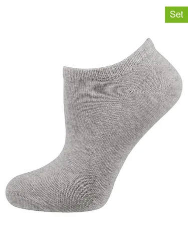 Nur Die 6er-Set: Socken in Grau, Größe 39-42, Damen