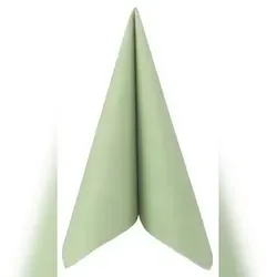 Airlaid Serviette Phalaris Naturgrün, 40 x 40 cm, 50 Stück in grün von APARTina