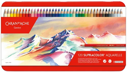 CARAN D'ACHE Buntstifte SUPRACOLOR 120er Metalletui von Caran d'Ache