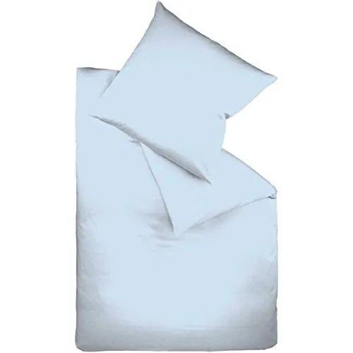 fleuresse Bettwäsche Colours, 3-teilig aus 100% Baumwolle - Bettwäsche-Sets aus hochwertigem Uni-Mako-Satin, superweich und atmungsaktiv, mit praktischen Reißverschlüssen für einfaches Beziehen.