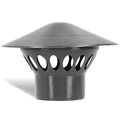 Millto™ Dachentlüftungskappe Abflussrohranschluss Abwasserentlüftungsendkappe Schornsteinrohr Regenabdeckung Steckbuchsenstecker (75 mm)