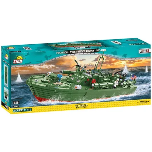 Cobi 4825 Patrol Torpedo Boat TP 1, Military Green
