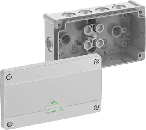SPELSBERG Verteilerbox 80240201 - Abzweigkasten 87 x 152 x 52 mm, IP66, robust und wetterfest für außen und innen