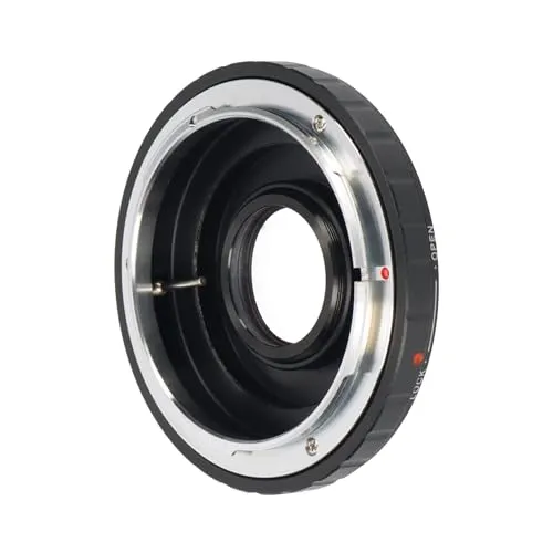 ayex Objektivadapter für Canon FD-Objektive auf Sony A-Mount - Hochwertiger Adapter mit Korrekturlinse für perfekten Unendlichkeitsfokus. Stabil und einfach zu handhaben, ideal für manuelle Einstellungen und die Nutzung kostengünstiger FD-Objektive.