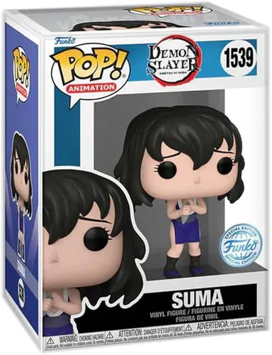Funko Pop Demon Slayer Suma Exclusive 1539 - Chibi Figuren für Wohnzimmer, detailreiche Sammlerfigur aus der beliebten Anime-Serie für Fans und Sammler.