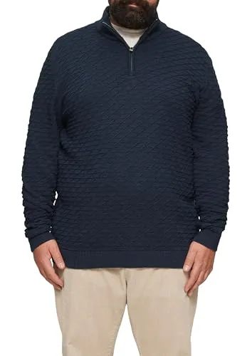Pullover mit Half-Zip für Herren - Stylischer Sweatshirt mit Stehkragen und Reißverschluss, ideal für lässige Outfits und kühle Tage.