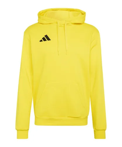 adidas Herren Kapuzenpullover Entrada 26 Hoody in Gelb XXXL - Bequemer Kapuzenpullover aus 70% Baumwolle und 30% Polyester, ideal für den Fußball. Maschinenwaschbar und pflegeleicht – der perfekte Begleiter für Training und Freizeit!
