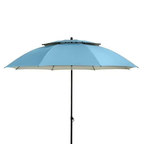 Doppler derby Sonnenschirm 200cm in Blau