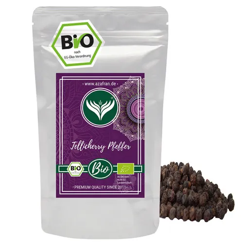 BIO-Tellicherry Pfeffer 250 Gramm ganz
