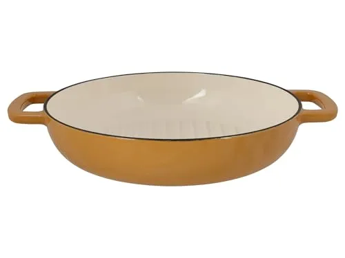 Cosy & Trendy Fontestic Grillpfanne 28 cm aus Gusseisen in gelb von Cosy & Trendy