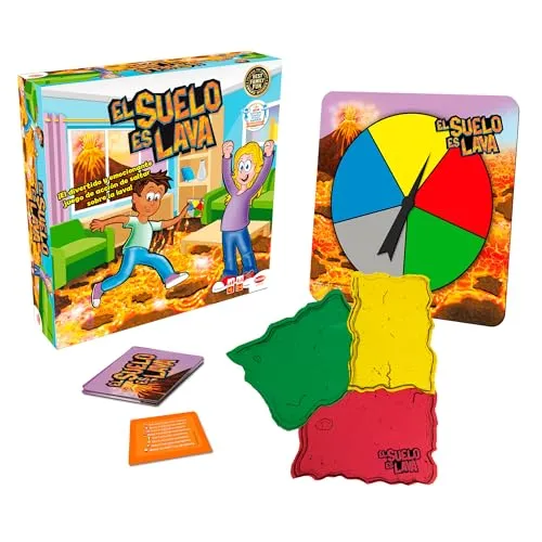 Bizak El Estelo es Lava, interaktives Brettspiel für Kinder ab 5 Jahren, entwickelt Gleichgewicht und Koordination, Familienspiel für drinnen oder draußen, 2 bis 6 Spieler (64554532)