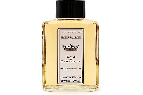 Inessance Paris – Eau de Cologne Ambre Inessance Paris für Frauen und Männer – dezenter und leicht zu tragender Duft – hergestellt in Frankreich – 250 ml