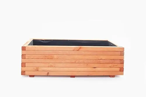 Mega-Holz Pflanzkübel Kiefer Pinie 40 x 40 cm in grün von Mega Holz