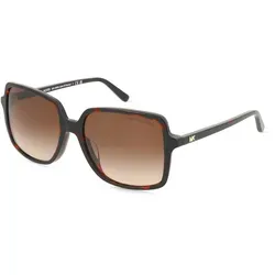 Michael Kors Damen 0MK2098U Sonnenbrille - Elegante Sonnenbrille für Damen in Dark Havana/Brown Shaded, bietet 100% UV-Schutz und einen stilvollen Look für jeden Anlass.