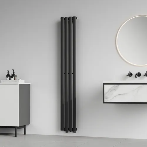 neu.haus Designheizkörper »Nore« 160x24cm Schwarz von neu.haus