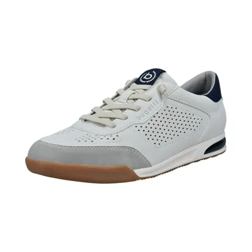 bugatti Sneaker aus Lederimitat in Weiß in weiß von Bugatti