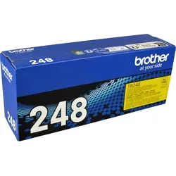 Brother Toner TN-248Y Gelb - Originaltoner mit hoher Kapazität für bis zu 1.000 Seiten, ideal für konstante Druckqualität im Büro oder Home Office