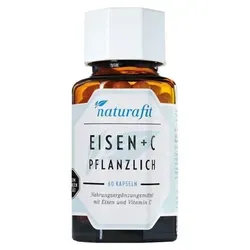 Naturafit Eisen plus C pflanzlich Kapseln