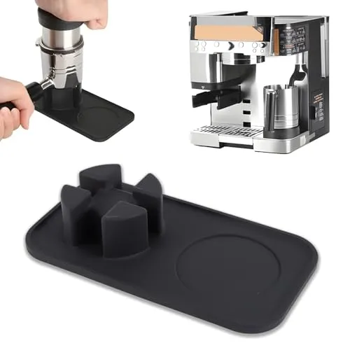 GZXGMY Silikonmatte für Ninja ES601,Wasserdicht Silikon Obermatte,für Ninja luxe café zubehör,Silikon Stampferstation mit Rutschfester,Professionelle Tragbarer Tamp Station