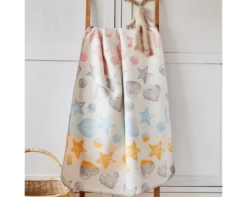 Babydecke 90x120 cm - flauschig weich - Kuscheldecke, SEI Design