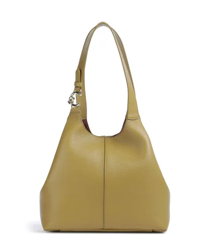Coccinelle C-Easy Beuteltasche - Damen in Olivgrün - Elegante Beuteltasche aus genarbtem Rindsleder, bietet ausreichend Platz für Ihre Essentials und überzeugt durch ihr zeitloses Design.