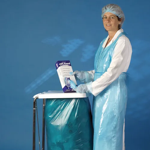 mediware Einmal Schürzen PE-Folie Herrengröße, Länge: 160 cm, 80 cm breit 100St.