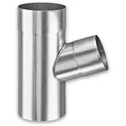 Fallrohrabzweig 60° Grömo aus Zink, Ø 87/87mm - Sonstige Elektroinstallationsartikel, langlebig aus Zink und ideal für eine effektive Regenwasserableitung.