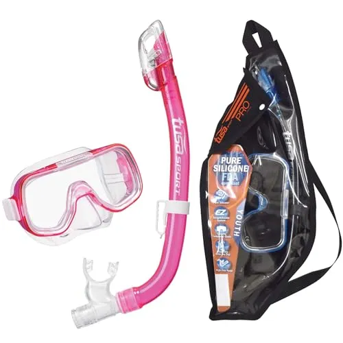 TUSA Sport Youth Mini-Kleio Maske und Trockenschnorchel Combo Set