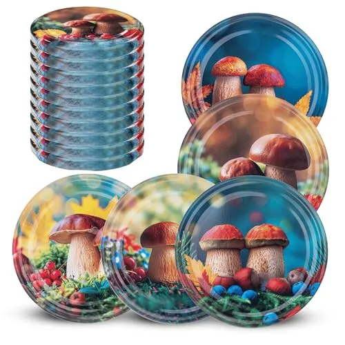KADAX 10er Set Schraubdeckel TO82 für Gläser 82mm – Twist-Off Ersatzdeckel für 235-900ml Einmach- & Marmeladengläser, Luftdicht & Spülmaschinenfest