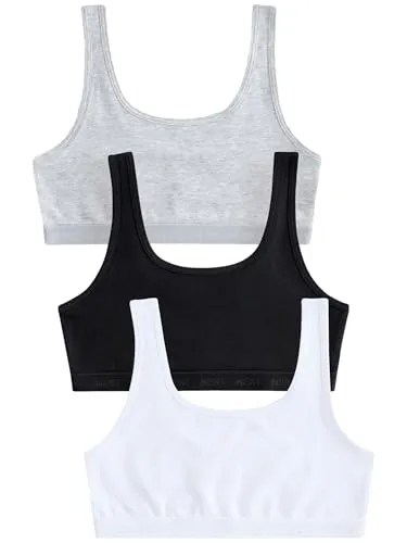 NEXT Mädchen Standard Kurz-Top mit U-Boot-Ausschnitt Schwarz/Weiß/Grau 134-140