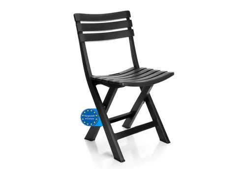 BigDean Gartenstuhl klappbar aus wetterfestem Kunststoff – Ideal für Garten und Balkon - Essstuhl klappbar aus robustem, wetterfestem Kunststoff, ideal für Gartenpartys und Camping. Praktisches, platzsparendes Design für einfache Lagerung und mühelose Reinigung.