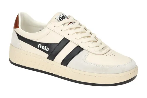 Gola CMB117XG Schnürschuh - Halbschuhe aus hochwertigem Glattleder und Velourleder-Mix, ideal für stilvolle Freizeitlooks und bequemes Tragen dank herausnehmbarer Innensohle.