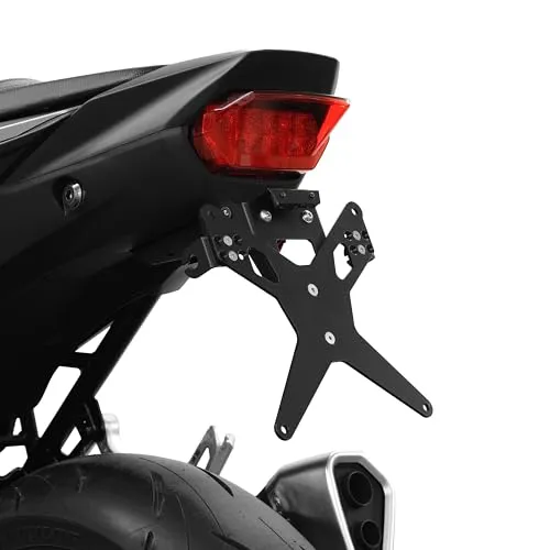 ZIEGER Kennzeichenhalter X-Line für Honda CB 750 Hornet, schwarz - Sonstige Elektroinstallationsartikel, modellspezifisch mit umfassendem Montageset und E-geprüfter Kennzeichenbeleuchtung für einfache Installation.