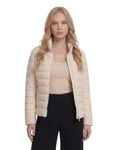 Guess Damen Steppjacke Solid Heavy Diann Puffer Jacke Weiß von GUESS