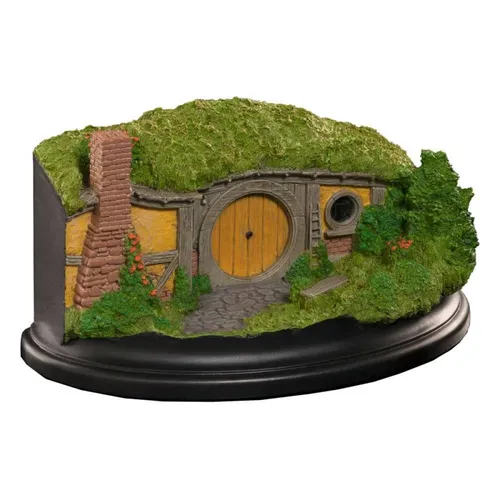 Weta Workshop Der Hobbit Statue 3 Bagshot Row 11 cm - Detailreiche Statue aus der Filmtrilogie ‚Der Hobbit‘, ca. 11,5 x 7 x 5 cm groß, aus hochwertigem Polystone gefertigt. Perfekt für Sammler und Fans!