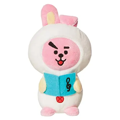 AURORA, 61495, BT21 Official Merchandise Cooky Winter, Soft Toy, Pink and White, Pink & White