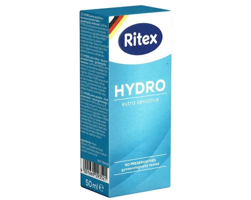 Ritex Gleitgel HYDRO Extra Sensitive, Tube mit 50ml, 1-tlg., hypoallergenes Gleitgel für sehr empfindliche Haut