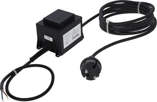 Produktbild Kerbl Transformator für Beckenheizung – 230 V / 24 V / 200 W (Abmessung 25,5 x 12 x 14 cm, Gewicht 3,8 kg, Schwarz, Kunststoff) 223141
