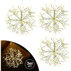 Weihnachtsdekoration Goldstern 35 cm in gold von Gartenpirat