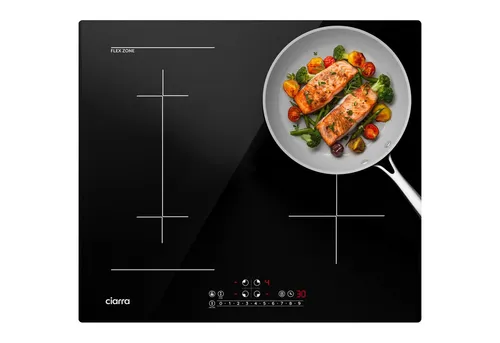 CIARRA Flex-Induktions-Kochfeld CBBIH4BF, 60cm Einbau 4-Zonen Induktionskochfeld