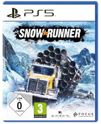 Snow Runner - PS5 [EU Version] - Spiele für PlayStation 5, erlebe realistische Offroad-Abenteuer mit anpassbaren Fahrzeugen und fortschrittlicher Physik-Engine in extremen Landschaften.