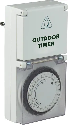 as - Schwabe Zeitschaltuhr für Außenbereich mit 96 Schaltzeiten - Energiesparende Tages-Zeitschaltuhr mit 96 Schaltzeiten für präzise Steuerung und einfache Bedienung. IP44-Schutz sorgt für Sicherheit im Außenbereich.