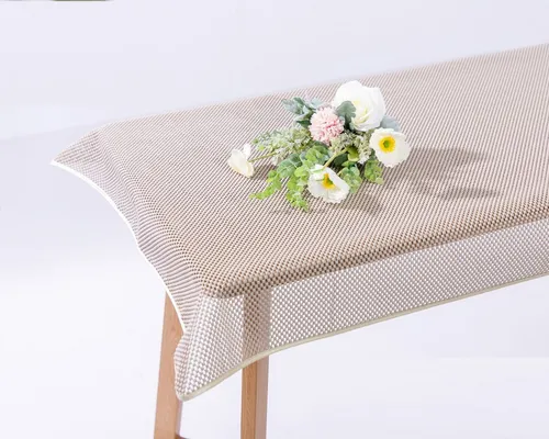 texpot Tischdecke Gartentischdecke Karo Schaum PVC Weichschaum (1-tlg)